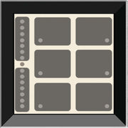 Issendorff - Bussystem-Tastsensor Glas-Tastenfeld rahmenlos LCN - GTS8B sw m.8 Tasten 6LED − 1 Stück