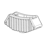 HellermannTyton - Befestigungssockel und -element für Kabelbinder Befestigungssockel 151-29301(500) − 500 Stück