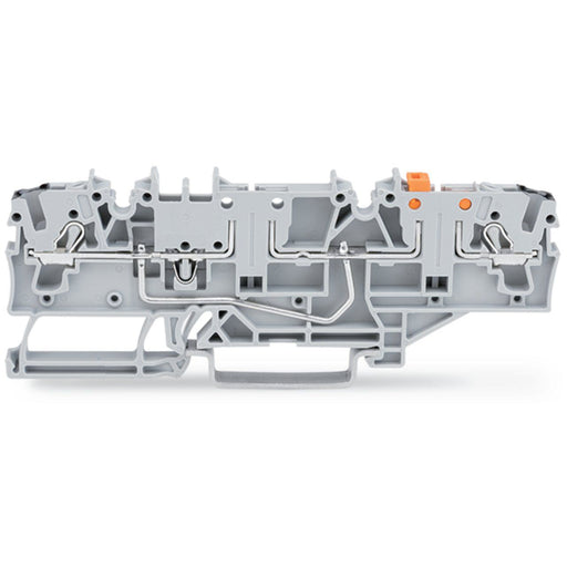 WAGO GmbH & Co. KG - Durchgangs-Reihenklemme 2-Leiter-Basisklemme 2002-1549 grau − 50 Stück
