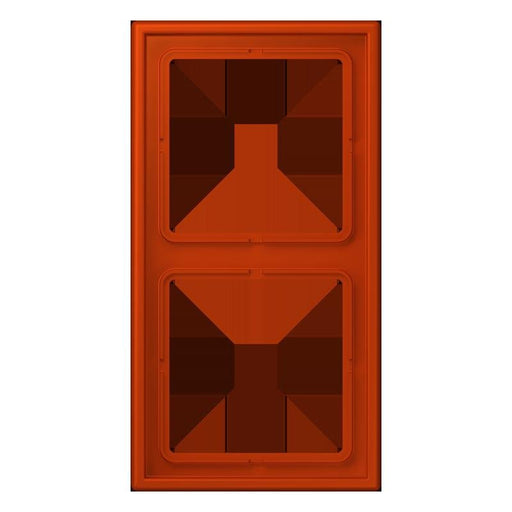 Jung - Abdeckrahmen Rahmen 2-fach LC 982 244 rouge vermillon 59
