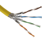 Excel Networking - Daten- und Kommunikationskabel Datenkabel Kat.7A gelb 190-910-B2ca-T500 4P S/FTP AWG23 − 500 Meter