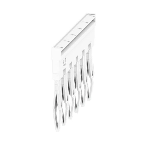 Weidmüller - Querverbinder/Brücker für Reihenklemme Querverbinder ZQV 2.5N/6 WT gesteckt − 20 Stück