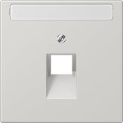 Jung - Einsatz/Abdeckung für Kommunikationstechnik Abdeckung Schriftfeld lgr LS 969-1 NAUA LG für IAE/UAE-Dose