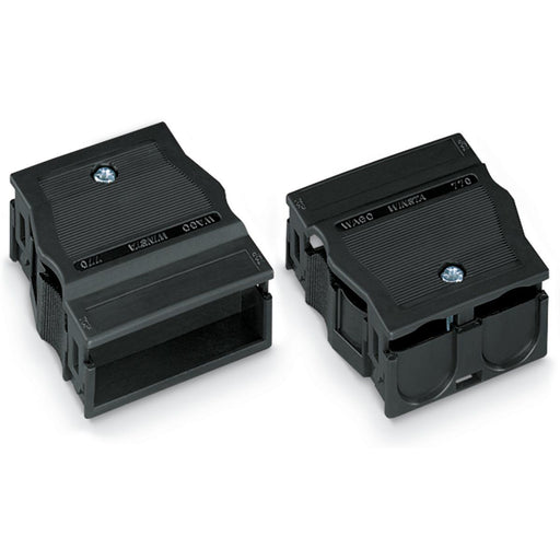 WAGO - Zubehör/Ersatzteile für steckbare Gebäudeinstallation Zugentlastungsgehäuse 770-504 9-13mm,4pol. sw − 25 Stück