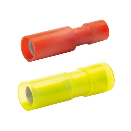 Klauke - Rund-/Flachsteckverbindung Rundsteckhülse isoliert 950V d: 5 mm, 4-6 qmm − 100 Stück