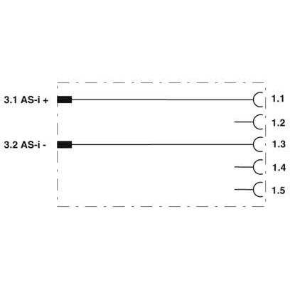 Phoenix Contact - Sensor-Aktor-Adapter Verteiler SAC-ASI-J-Y-N-M12FS