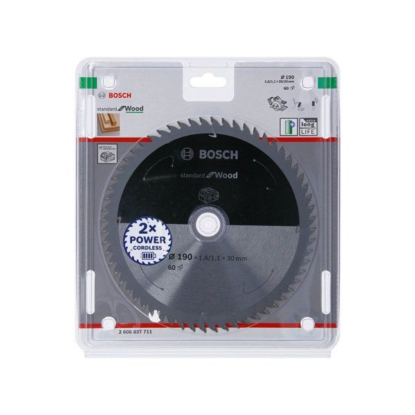 Bosch - Kreissägeblatt PRO Wood cordless 2608837711 Kreissägeblatt 190 x