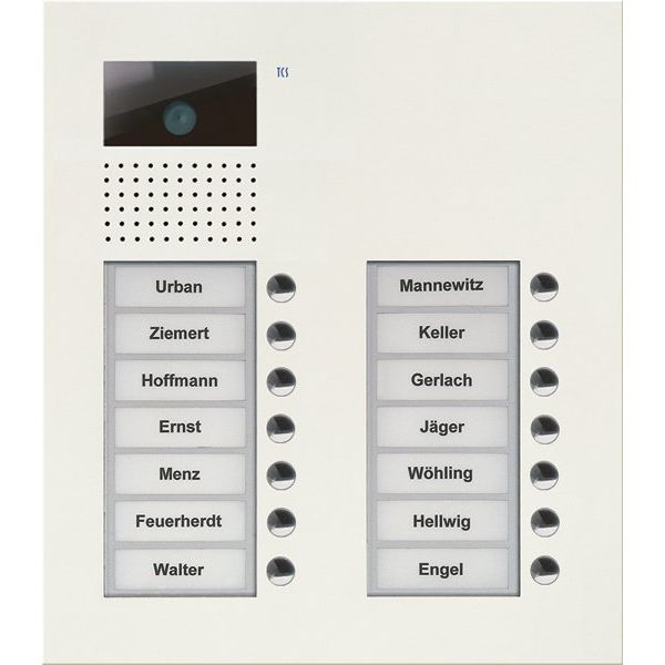 TCS Tür Control - Türstation für Türkommunikation Video color Außenstation V AVU15140-0019 PUK 14 Tasten 2-spal − 1 Stück