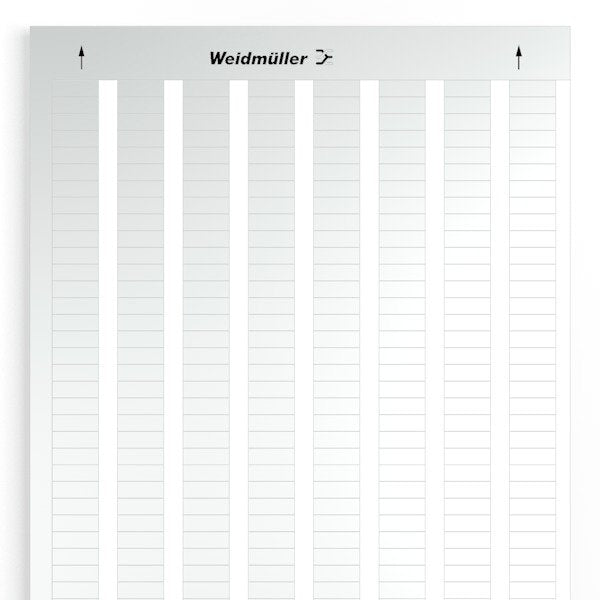 Weidmüller - Kennzeichnungsmaterial Gerätemarkierung LM MT300 18/6.5 SI selbstklebend,18mm − 10 Stück