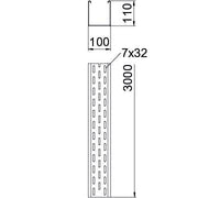 OBO Bettermann Vertr - Kabelrinne Kabelrinne BKRS BKRS 1110 FS begehbar − 3 Meter