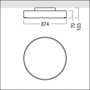 Zumtobel Group - Decken - /Wandleuchte LED - Rundleuchte ONDA2 A AV #42186316 4000K