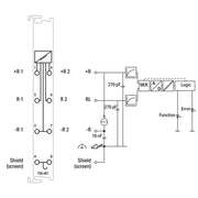 WAGO - Feldbus, Dez. Peripherie - Analoges Ein-/Ausgangs-Modul Analog Eingangsklemme 750-461/000-005 2AI NI1000 (RTD)