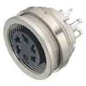 Binder - Rundsteckverbinder, Einbau (PCB) Flanschdose 09 0316 00 05 − 1 Stück by Binder
