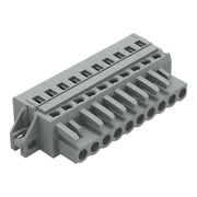 WAGO - Kabelsteckverbinder für Leiterplattensteckverbinder 1-Leiter-Federleiste 231-110/027-000 CAGECLAMP,2,5 mm²,gr − 25 Stück