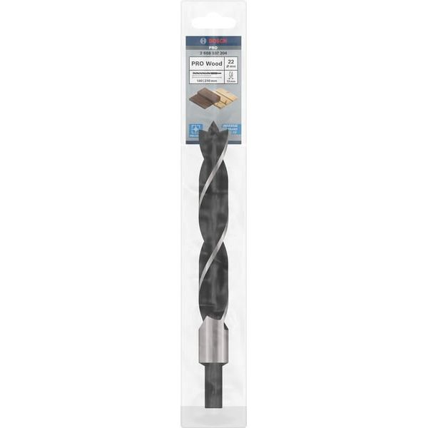 Bosch - Bohrer PRO Wood Holzspiralbohrer, 2608597204 22 x 160 x 210 mm
