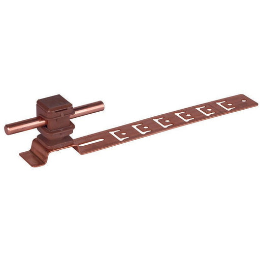 DEHN - Dachleitungshalter für Blitzschutz Dachleitungshalter DLHUS8H16L205BRGALCU UNIsnap Cu/K-braun