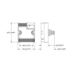 Turck - Feldbus, Dez. Peripherie - Digitales Ein-/Ausgangs-Modul I/O-Hub FIL20-8DXP-E − 1 Stück