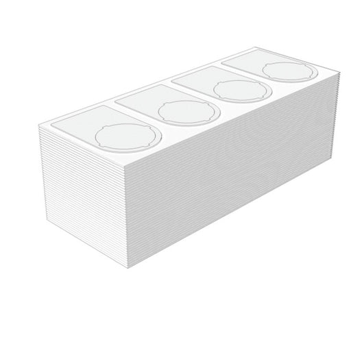 Weidmüller - Kennzeichnungsmaterial Gerätemarkierung SM-FO 36/18-30 MM WS halogenf.,kleb.,36mm − 100 Stück