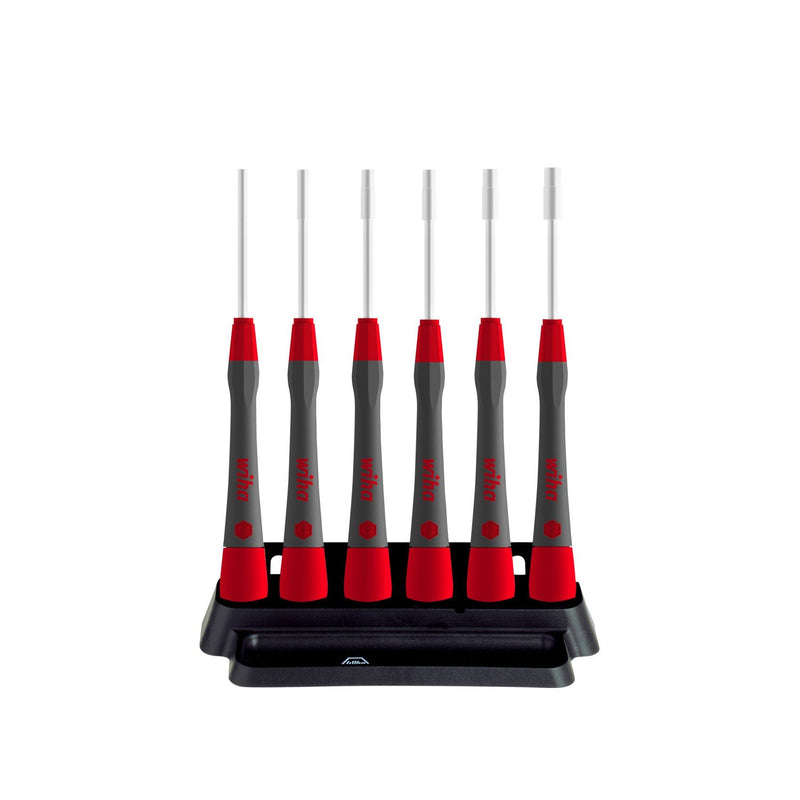 Wiha - Schraubendreherset Feinschraubendreher PF Set 265PK601 6-kant-Steck. 6-tlg