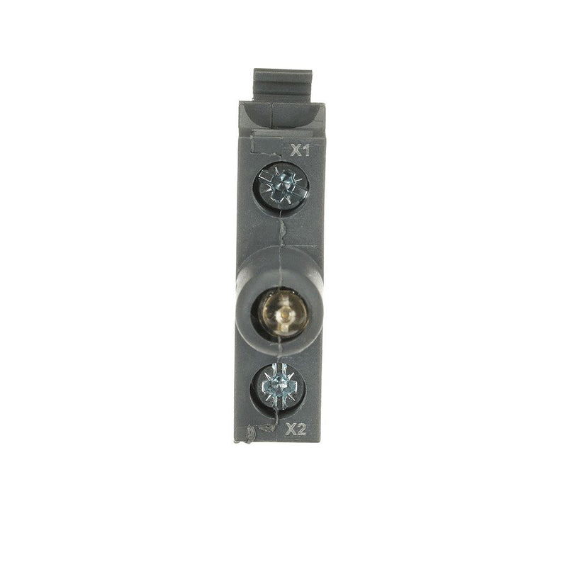 ABB Stotz S&J - Lampenfassungsblock für Befehls- und Meldegeräte Leuchtelement MLBL-01BY egr.LE gelb, 24VACDC