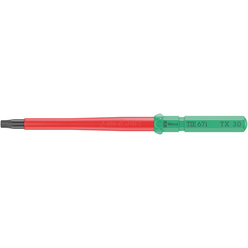 Wera - Innensechsrund Schraubendreher Kraftform Kompakt VDE 67 i 05006539001 TX 30 x 157 mm