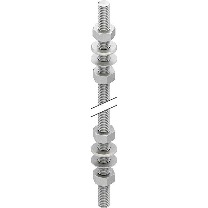 Niedax - Gewindestange Gewindestab M8 M 8/1000 E3 Länge 1000mm