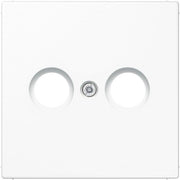 Jung - Einsatz/Abdeckung für Kommunikationstechnik Abdeckung aws LS 990 TV WW für Antennendose
