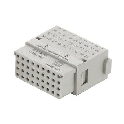 Harting - Kontakteinsatz für Rechtecksteckverbinder Han Density Modul 09140363101 crimp-F − 2 Stück