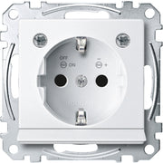 Merten - Steckdose SCHUKO-Steckdose pws MEG2304-0419 Lichtausl.LED-Bel