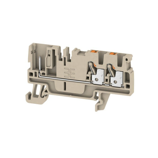Weidmüller - Durchgangs-Reihenklemme APGTB 2,5 FT 3C/1 2,5qmm, 24A,dklbeige − 50 Stück