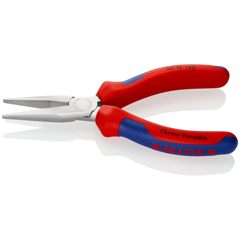 Knipex - Flachzange Langbeckzange 30 15 140 verchromt, 140mm