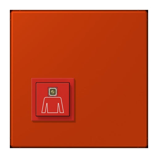 Jung - Behindertenelement für Installationsschalterprogramme Notrufsystem Ruftaster NRS LC 0834 RT 244 rouge vermillon 59