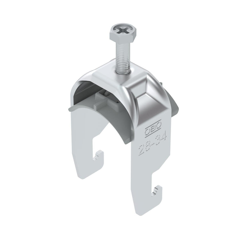 OBO Bettermann - Bügelschelle BS-U1-K-34 ALU 28-34mm − 50 Stück