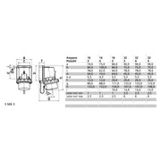 Bals Elektrotech - CEE-Gerätestecker (IEC 60309) Aufbau-Gerätestecker 16A 5 2647 p 230V 9h IP67