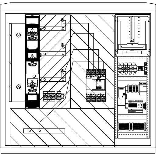 Elsta Mosdorfer - Zähler-Komplettschrank Wandlerschrank Freiluft WSP821V.N5.T1S31 WS-PV-ACS A850-2