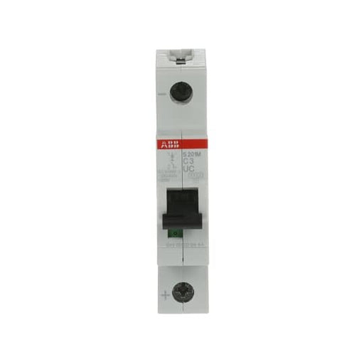 ABB Stotz S&J - Leitungsschutzschalter Sicherungsautomat S201M-C3UC 10 kA, 3 A, 1P