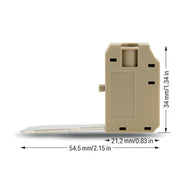 WAGO - Zubehör/Ersatzteile für Klemmen Potentialabgriff 883-1230 beige − 10 Stück