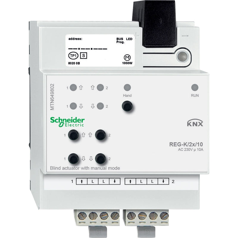Schneider Electric - Bussystem-Jalousieaktor Jalousieaktor MTN649802 REG-K/2x/10