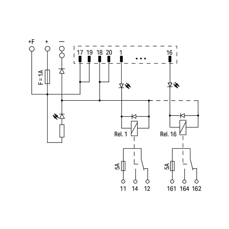 WAGO - Übergabemodul 704-5034 DIN 41651