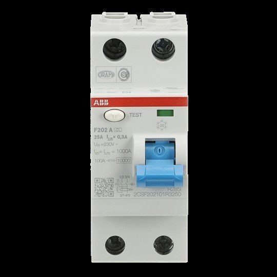 ABB Stotz S&J - Fehlerstrom-Schutzschalter FI-Schutzschalter F202A-25/0,3 pro M Compact