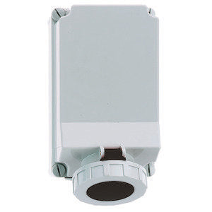 Bals Elektrotech - CEE-Steckdose abschaltbar, abgesichert (IEC 60309) Wandsteckdose abschaltbar 16071 verriegelt 63A 4p 5