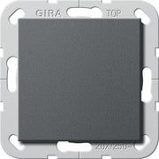 Gira - Installationsschalter Wippschalter Aus 20A 283628 anth
