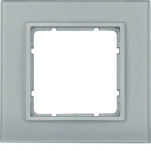 Berker - Abdeckrahmen Glasrahmen 10116414 1fach