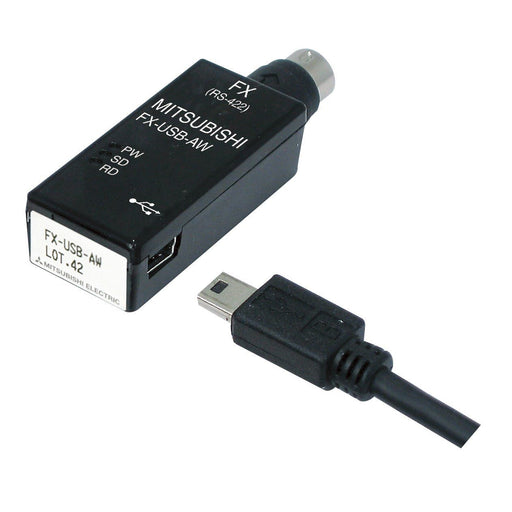 Mitsubishi Electric - SPS-Kommunikations-Modul Schnittstellenkonverter FX-USB-AW USB/RS422 - PC − 1 Stück by Mitsubishi Elect
