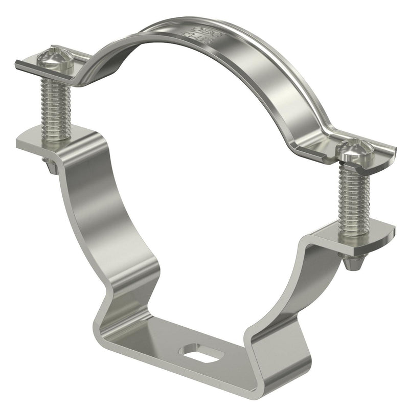 OBO Bettermann - Befestigungsschelle für Kabel/Rohre Abstandschelle ASL 733 63 A2 mit Langloch 53-63mm − 20 Stück