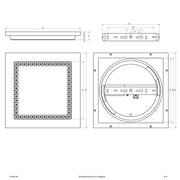 EVN Lichttechnik - Decken-/Wandleuchte LED-Anbauleuchte ALQ300102