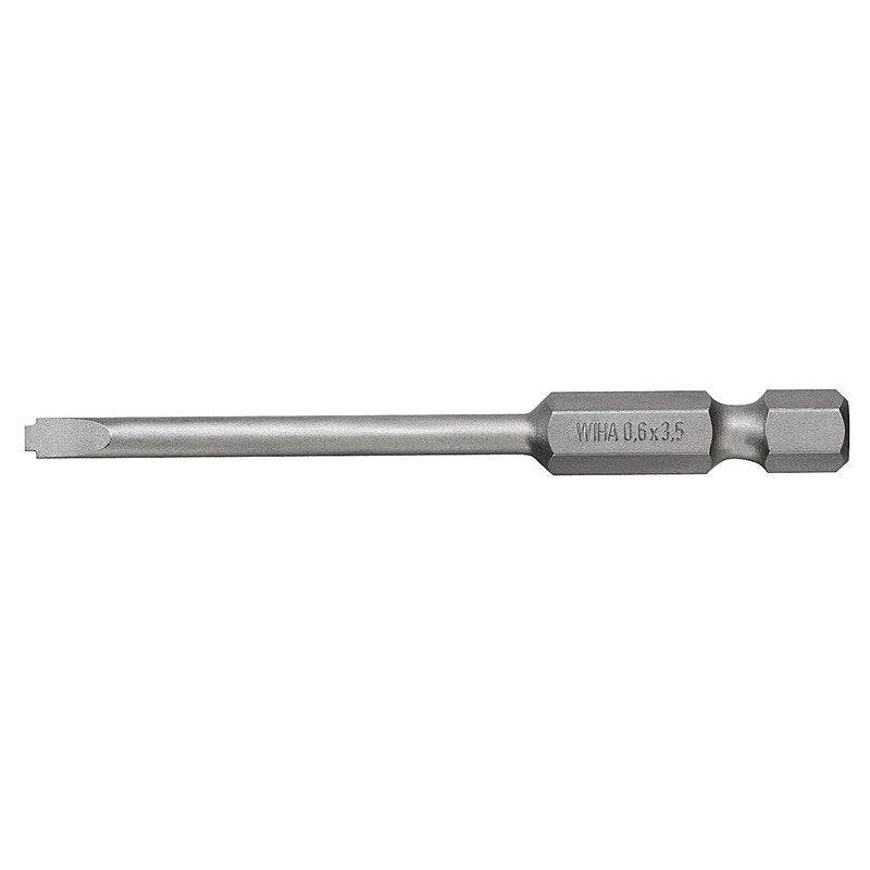 Weidmüller - Bit für Schlitzschrauben BIT E6.3Z 0.6X3.5X70 3.5 x 70 x 0.6 mm − 5 Stück