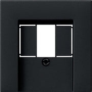 Gira - Einsatz/Abdeckung für Kommunikationstechnik Abd. USB-Spannungsvers. 0376005 Schwarz m