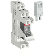ABB Stotz S&J - Schaltrelais Interface-Relais CR-P230AC2LC92 komplett mit Sockel − 10 Stück