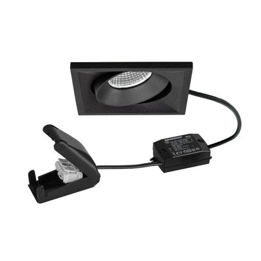 Brumberg Leuchten - Downlight/Strahler/Flutlicht LED-Einbaustrahler 230V 38499183 3000K, sw